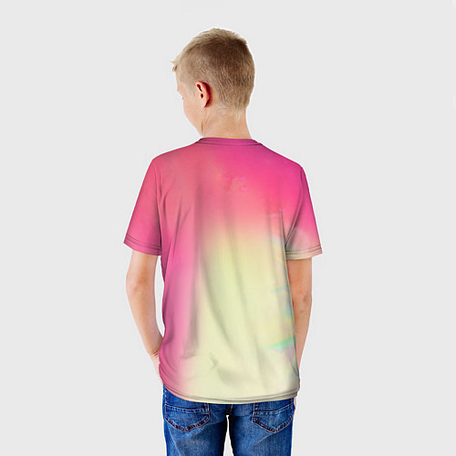 Детская футболка РАДУЖНЫЙ ОГОНЬ / 3D-принт – фото 4