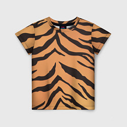 Детская футболка Тигриный камуфляж