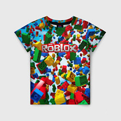 Футболка детская Roblox Cubes, цвет: 3D-принт