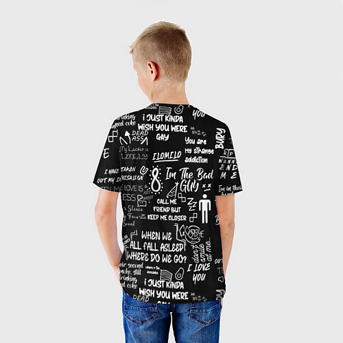 Детская футболка BILLIE EILISH BLACK / 3D-принт – фото 4