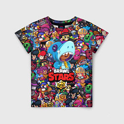 Детская футболка BRAWL STARS: LEON SHARK