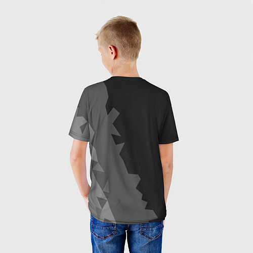 Детская футболка Dark abstraction / 3D-принт – фото 4