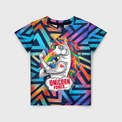 Детская футболка Unicorn Power Единорог