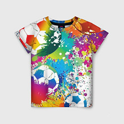Детская футболка Football Paints