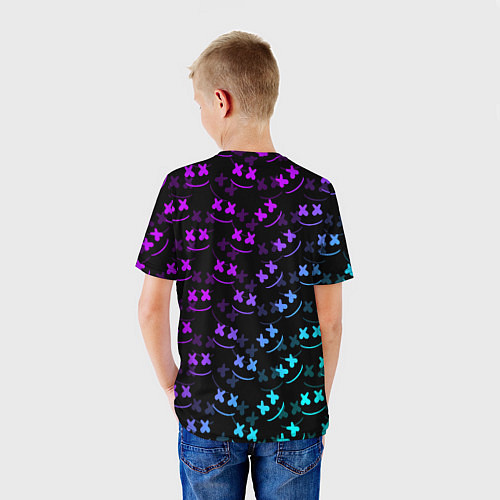 Детская футболка FORTNITE X MARSHMELLO / 3D-принт – фото 4