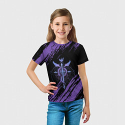 Футболка детская Стальной алхимик, цвет: 3D-принт — фото 2
