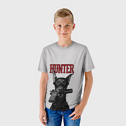 Футболка детская HUNTER, цвет: 3D-принт — фото 2