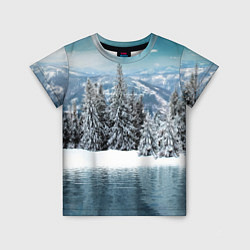 Детская футболка Зимний лес