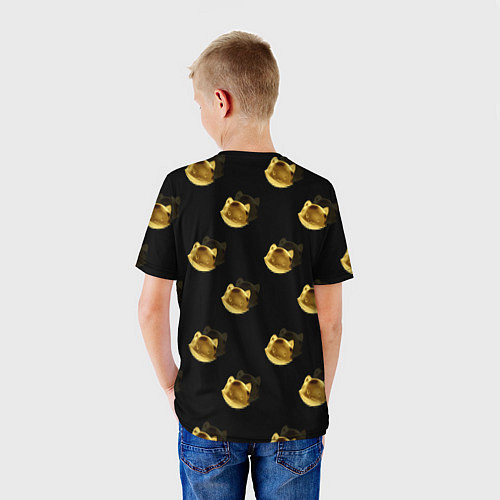 Детская футболка Fortnite gold / 3D-принт – фото 4