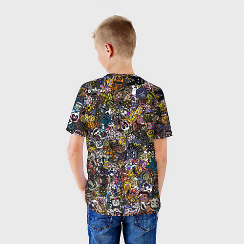 Детская футболка FNaF стикербомбинг / 3D-принт – фото 4