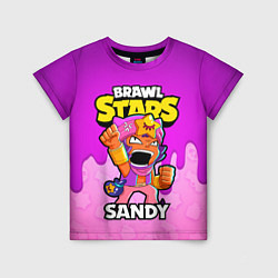 Футболка детская BRAWL STARS SANDY, цвет: 3D-принт