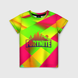 Детская футболка Fortnite гамма абстракция
