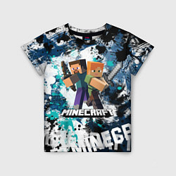 Детская футболка Minecraft Майнкрафт