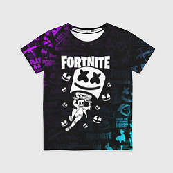Футболка детская Fortnite x Marshmello x Games, цвет: 3D-принт