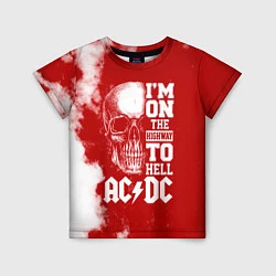 Детская футболка I'm on the highway to hell ACDC