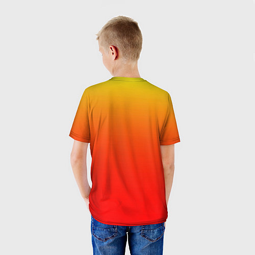 Детская футболка Оранж / 3D-принт – фото 4