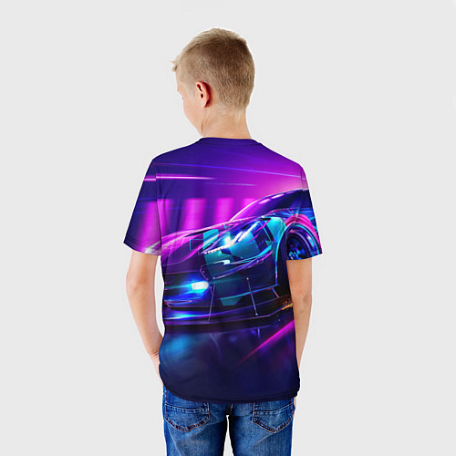 Детская футболка Need for Speed / 3D-принт – фото 4