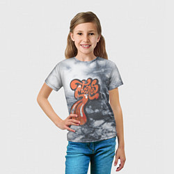 Футболка детская Rolling stones, цвет: 3D-принт — фото 2