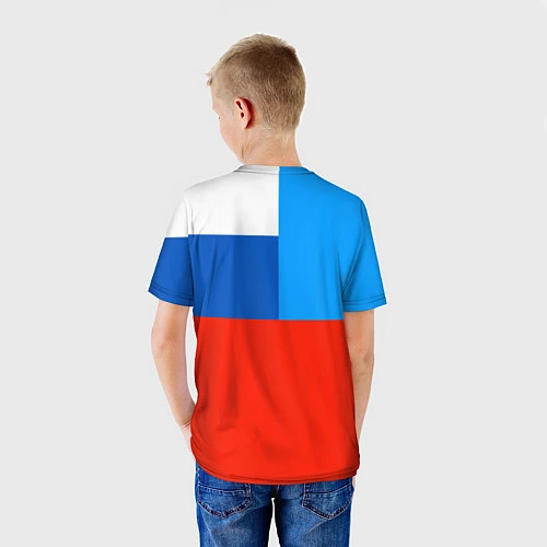 Детская футболка Флаг МЧС России / 3D-принт – фото 4