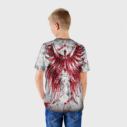 Детская футболка Tony Ferguson крылья на спине / 3D-принт – фото 4