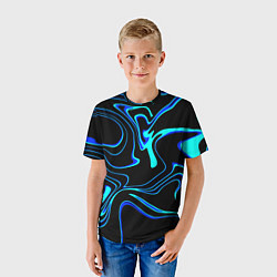 Футболка детская Абстракция, цвет: 3D-принт — фото 2