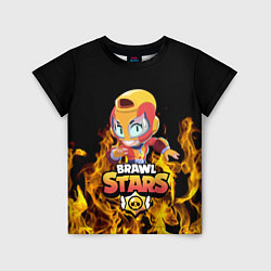 Детская футболка Brawl stars leon max