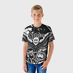 Футболка детская SABATON, цвет: 3D-принт — фото 2