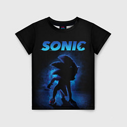 Детская футболка Sonic in shadow
