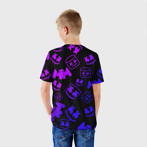 Детская футболка FORTNITE MARSHMELLO / 3D-принт – фото 4