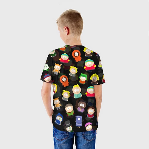 Детская футболка ЮЖНЫЙ ПАРК / 3D-принт – фото 4