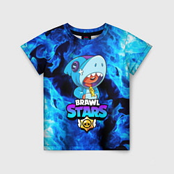 Детская футболка BRAWL STARS LEON SHARK