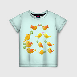 Детская футболка Птицы