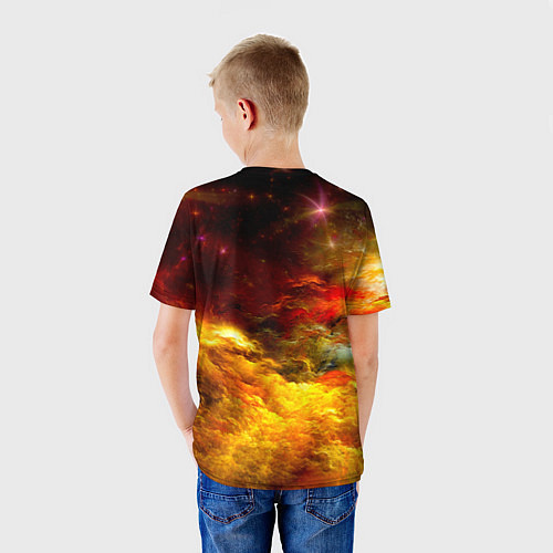 Детская футболка Galaxy / 3D-принт – фото 4