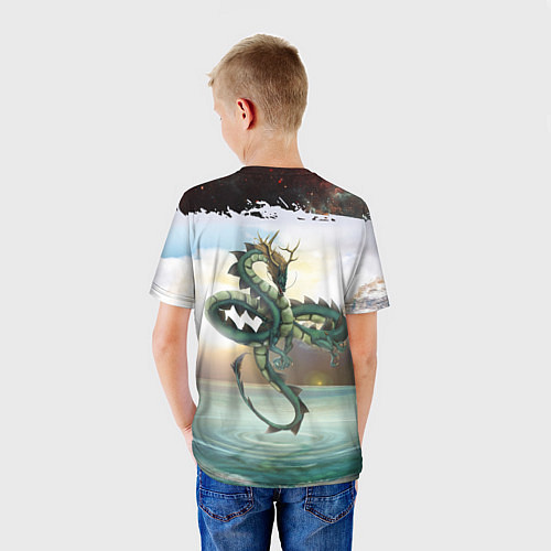 Детская футболка Дракон / 3D-принт – фото 4