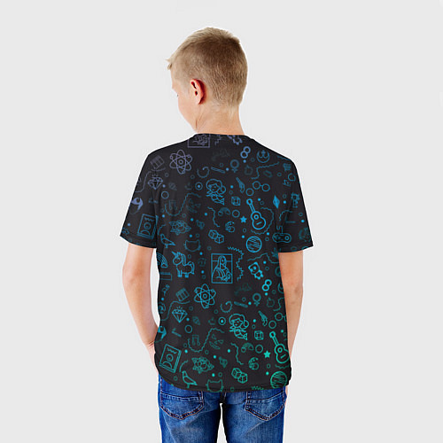 Детская футболка Смайлы / 3D-принт – фото 4
