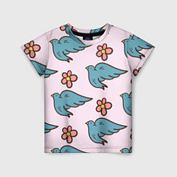 Детская футболка Стайка птиц