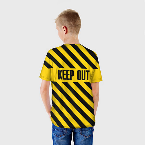 Детская футболка Keep out / 3D-принт – фото 4