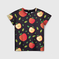 Детская футболка Яблочный узор