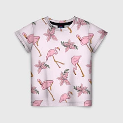 Детская футболка Розовый фламинго