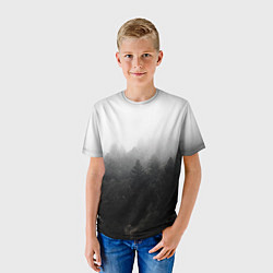 Футболка детская Лес, цвет: 3D-принт — фото 2