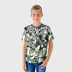 Футболка детская Граффити, цвет: 3D-принт — фото 2