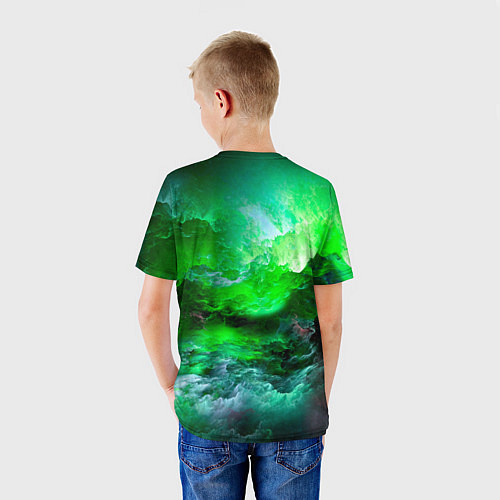 Детская футболка Space Leon Brawl Stars / 3D-принт – фото 4