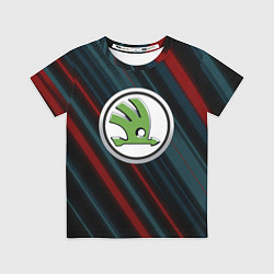 Детская футболка Шкода большое лого