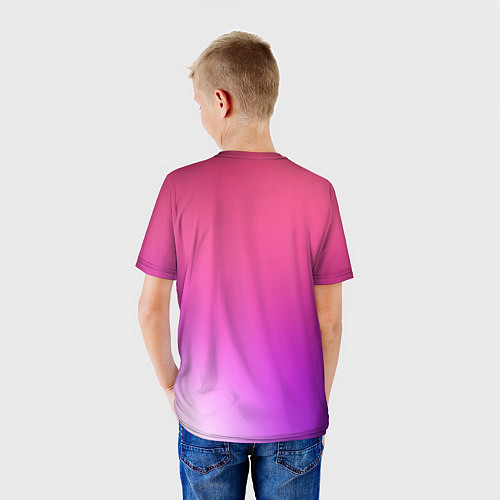 Детская футболка Нежный цвет / 3D-принт – фото 4