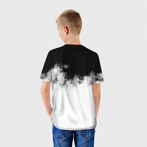 Детская футболка Galaxy wolf / 3D-принт – фото 4
