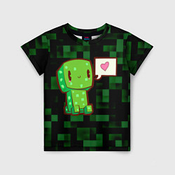 Детская футболка Minecraft Creeper