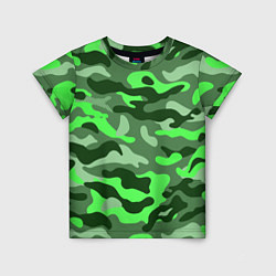 Детская футболка CAMOUFLAGE GREEN