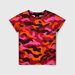 Детская футболка CAMOUFLAGE RED