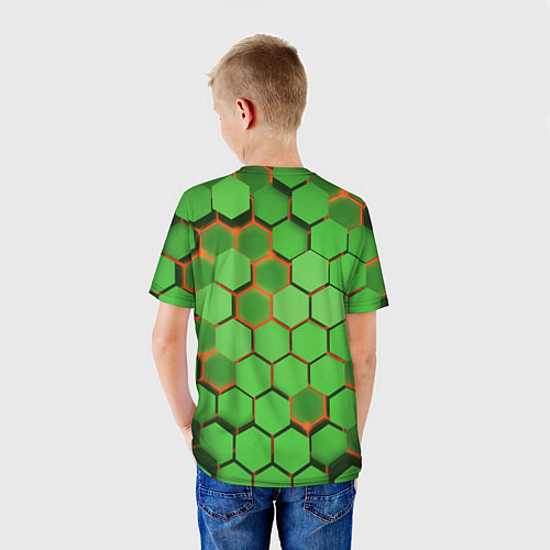 Детская футболка Leon Brawl Stars / 3D-принт – фото 4