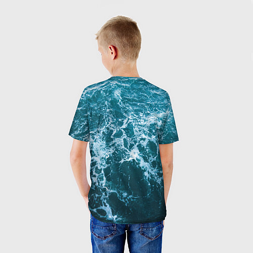Детская футболка Водная гладь / 3D-принт – фото 4